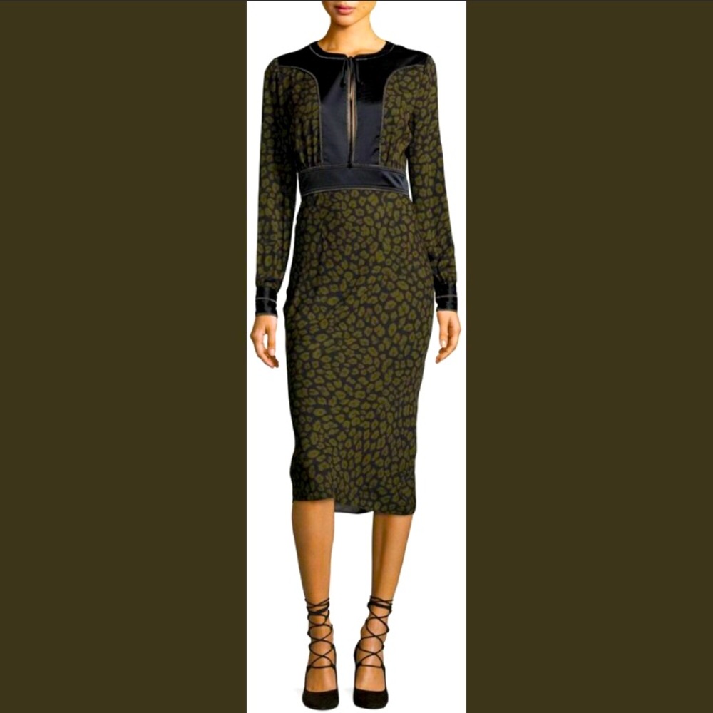 Veronica Beard | Silk Drifter Midi Dress | NWT